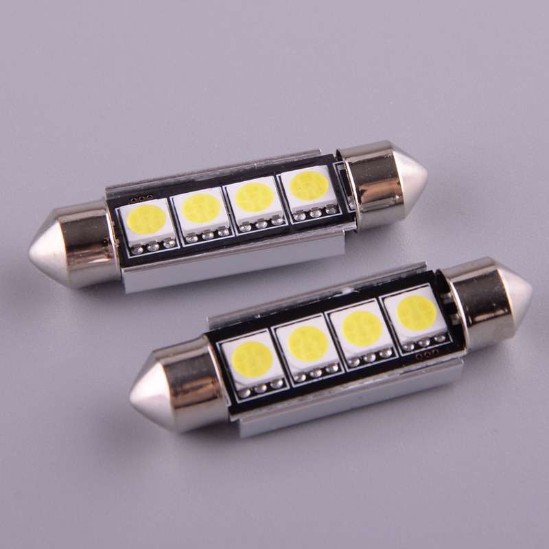 2 x LED White Interior Dome Lights Bulbs Fit For Kenworth T660 T600 T2000 New