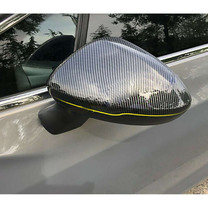 2pcs Door Side Rear View Mirror Cover Cap Trim Fit for Chevrolet Cruze 17-18