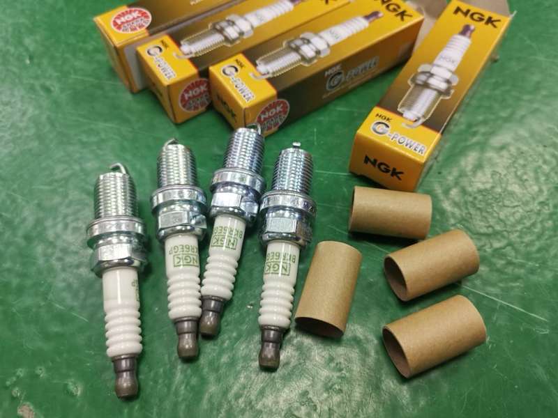 4 New BKR6EGP G-POWER Platinum Alloy Spark Plug for BMW For Audi Volvo Saab
