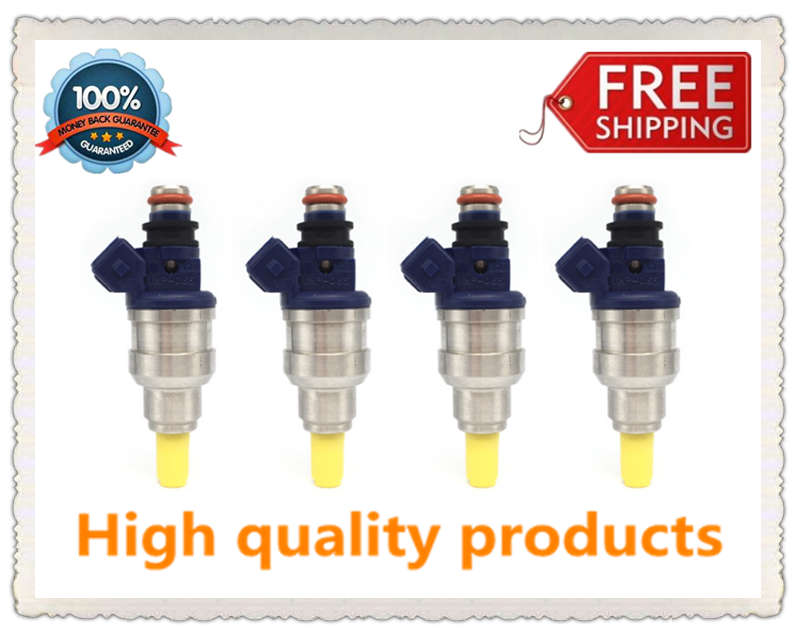 4Pcs INP-065 Fuel Injection Injector Nozzle For MITSUBISHI ECLIPSE GALANT 2.4L
