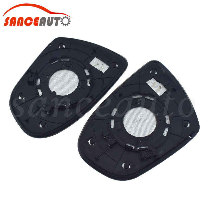 Exterior Mirror Glass W/ Backing Plate Pair Heated LH & RH for Kia Optima 11-16