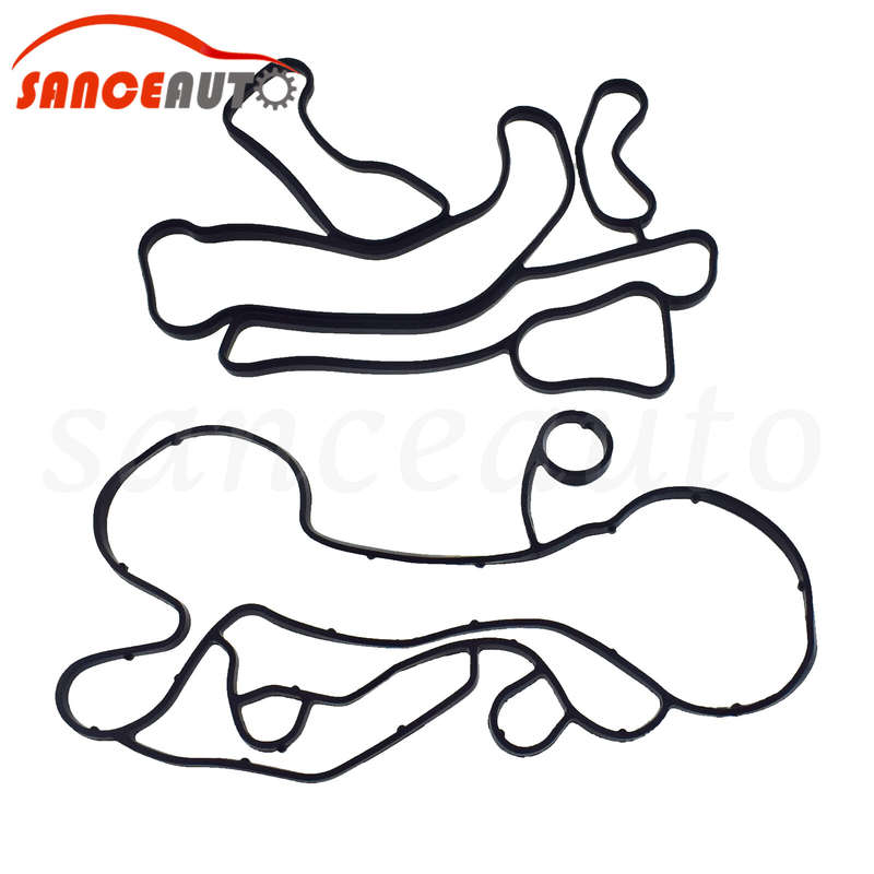 2PCS OIL COOLER GASKET FOR LAND ROVER RANGE SPORT RANGE 4.4L LR113004 LR113003