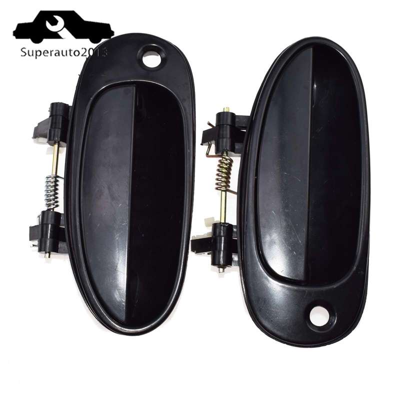 Pair Front Left & Right Side Outside Door Handles For Kia Sephia 1998-2001 New