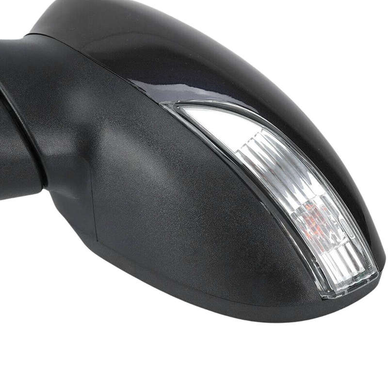 Black 2x Side Wing Door Rearview Mirror Fit for Ford Fiesta MK7 2013-2017