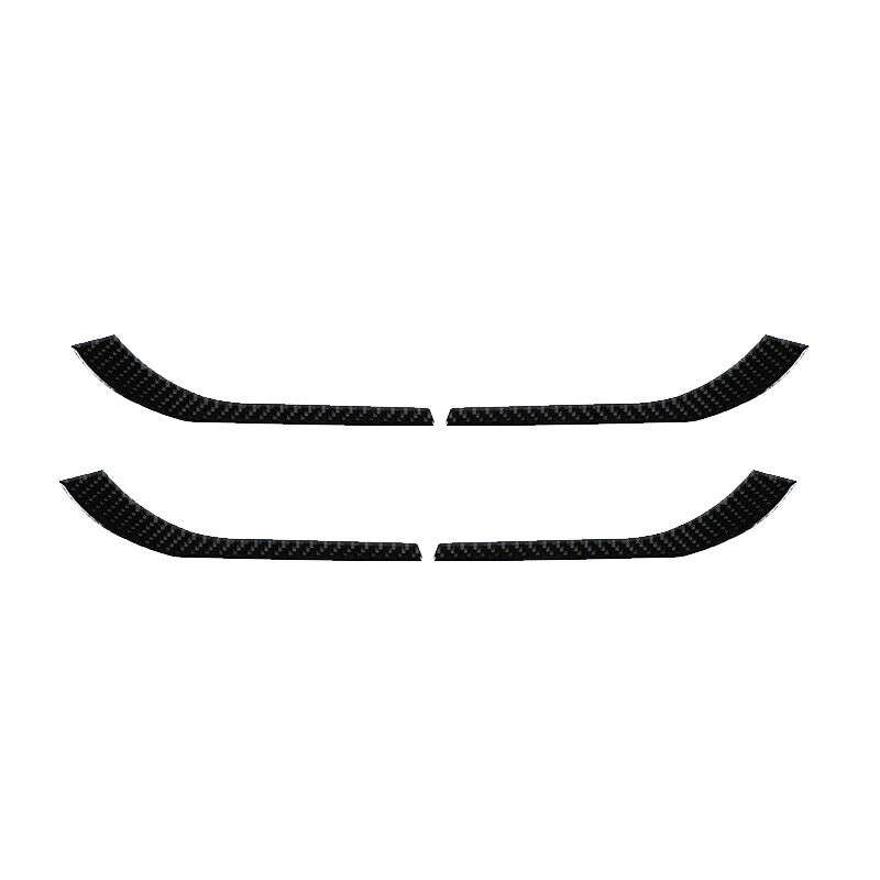 Carbon Fiber Style Air Vent Outlet Cover Trim Fit for Dodge Ram 1500 18-21
