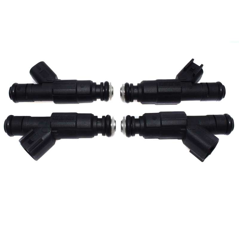 4-Hole Upgrade Fuel Injectors For 99-04 4.0L Jeep Cherokee 0280155784 Set 4pcs