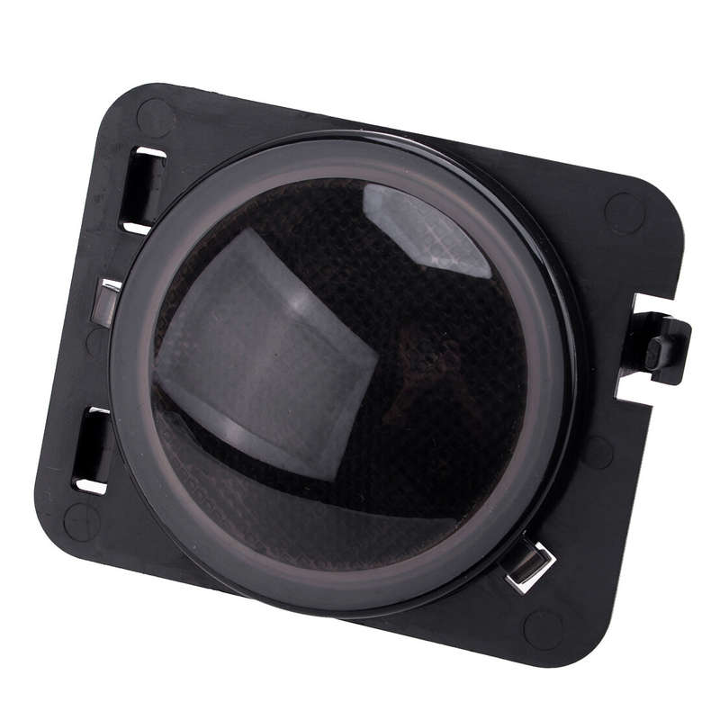 2pcs Smoked Lens Amber LED Side Marker Light Fit for Jeep Wrangler JK 2007-2015