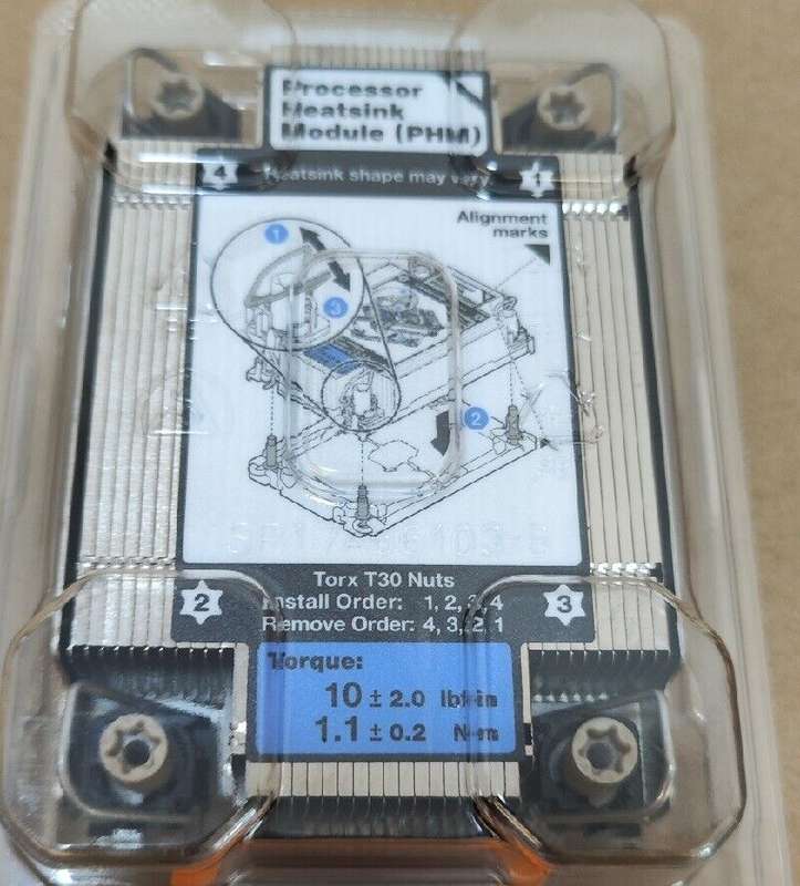 1pcs For Server SR630V2 SR860V2 heat sink