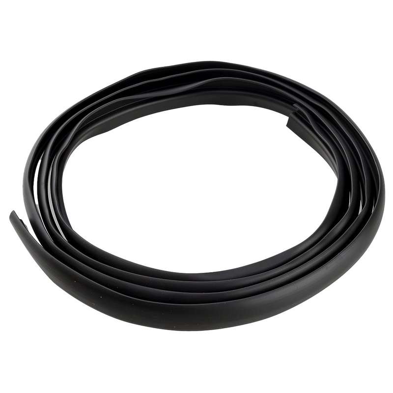 1x Black Front Windshield Seal Strip Rubber Sealed Moulding Trim Universal