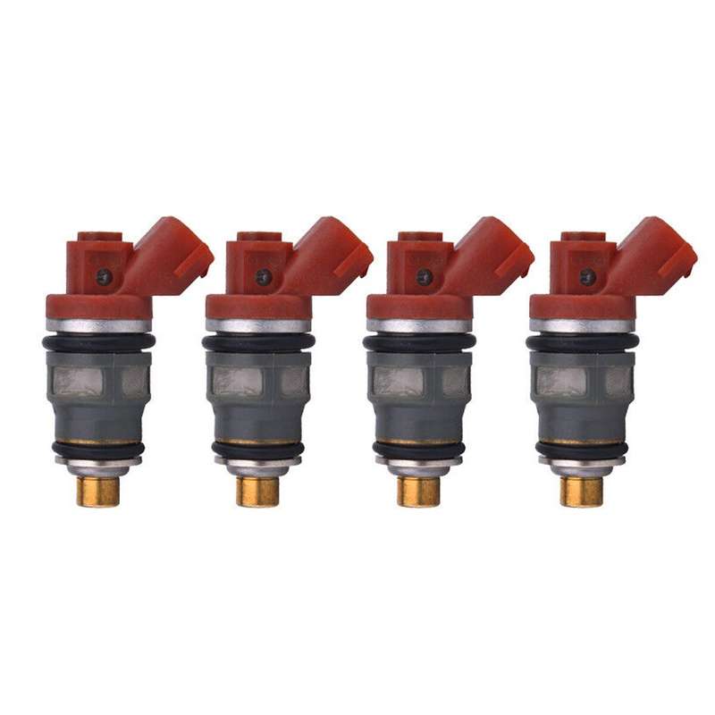 Set of 4pcs Fuel Injector 23250-76020 FJ378 For Toyota Previa Flow Matched 2.4L