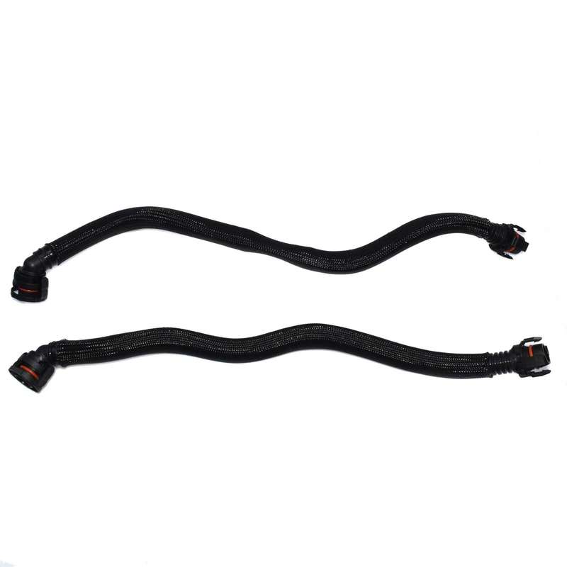 2PCS LH RH Crankcase Vent Pipe for BMW 550i 650i 750i 750Li Alpina B7 X5 X6 New