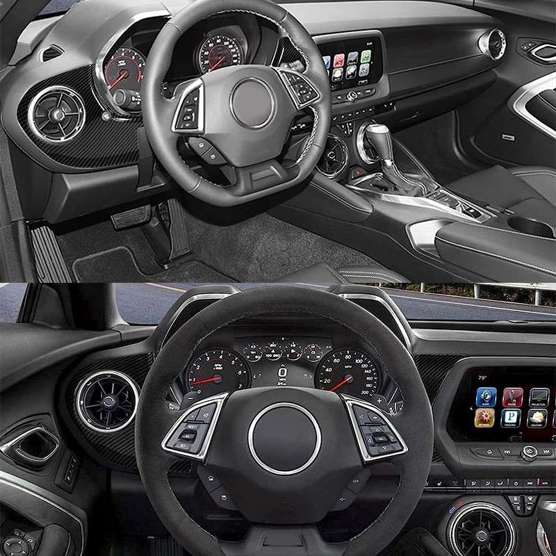 ABS Center Dashboard Panel Cover Trim Fit for Chevrolet Camaro 2016-2023 Hot