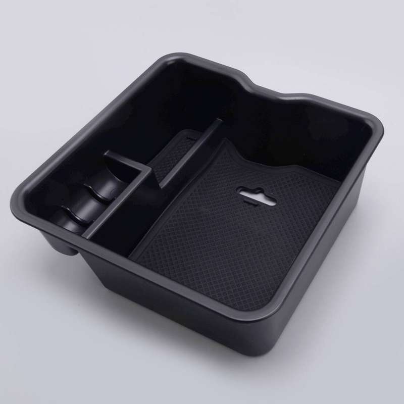 Black Fit For Land Rover Range Rover Sport Center Console Armrest Storage Box~