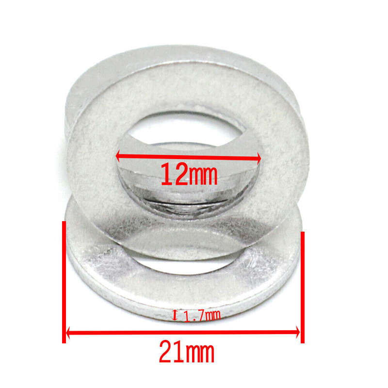 1000PCS Oil Drain Sump Plug Washers Gasket 12mm Hole For Toyota Scion Lexus New