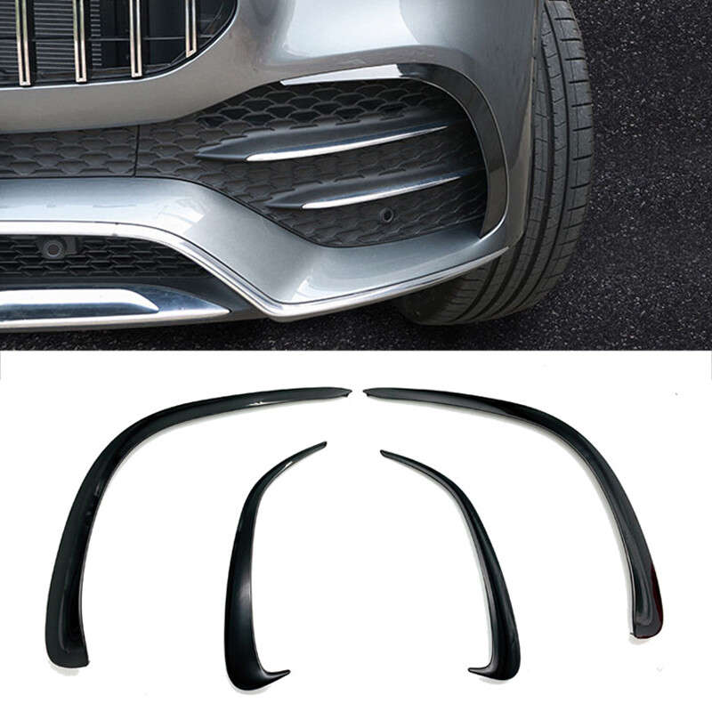 4pcs Front Rear Fog Light Eyebrow Cover Trim Fit for Mercedes Benz GLE W167 V167