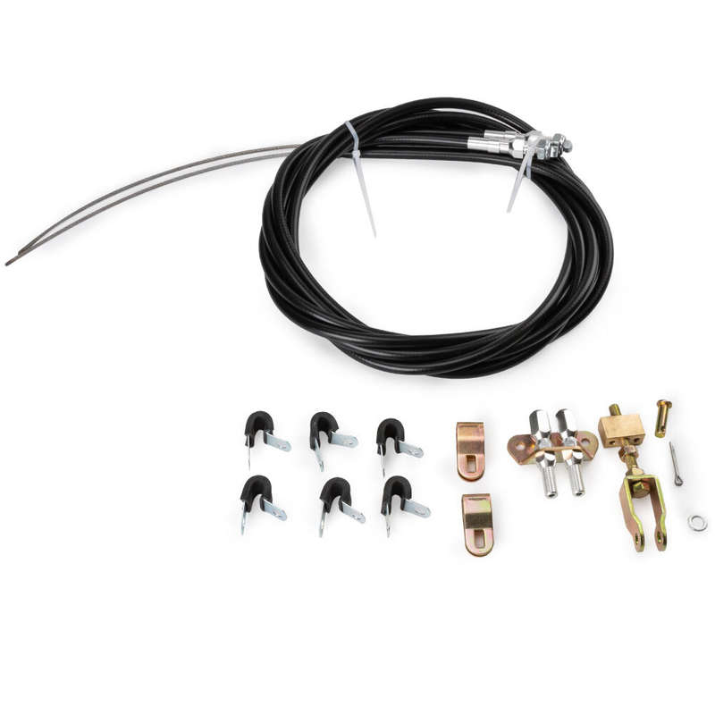 Emergency Brake Cable Kit Fit Floor Mount Parking Disc Drum For Wilwood 330-9371