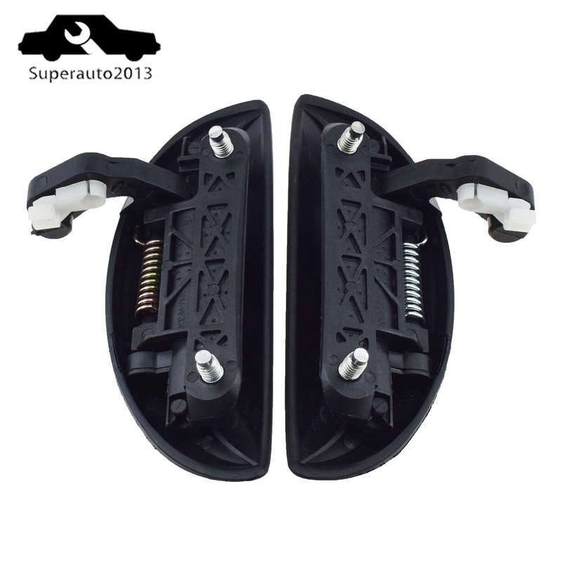 2X Front RH LH Outside Door Handle For Toyota Aygo Citroen C1 Peugeot 107 05-14