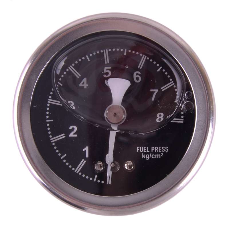 Universal Alloy Adjustable Fuel Pressure Regulator & Gauge & Fitting End Kit Acc