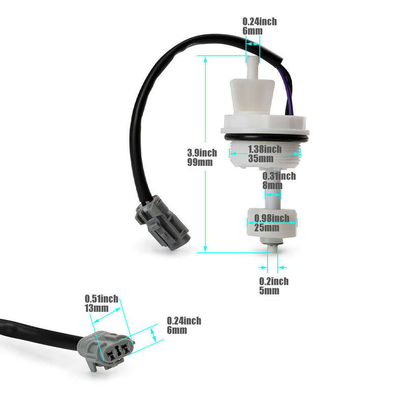 1pc NEW 12639277 For 2001-2013 GM 6.6L Duramax Diesel Water in Fuel Float Sensor