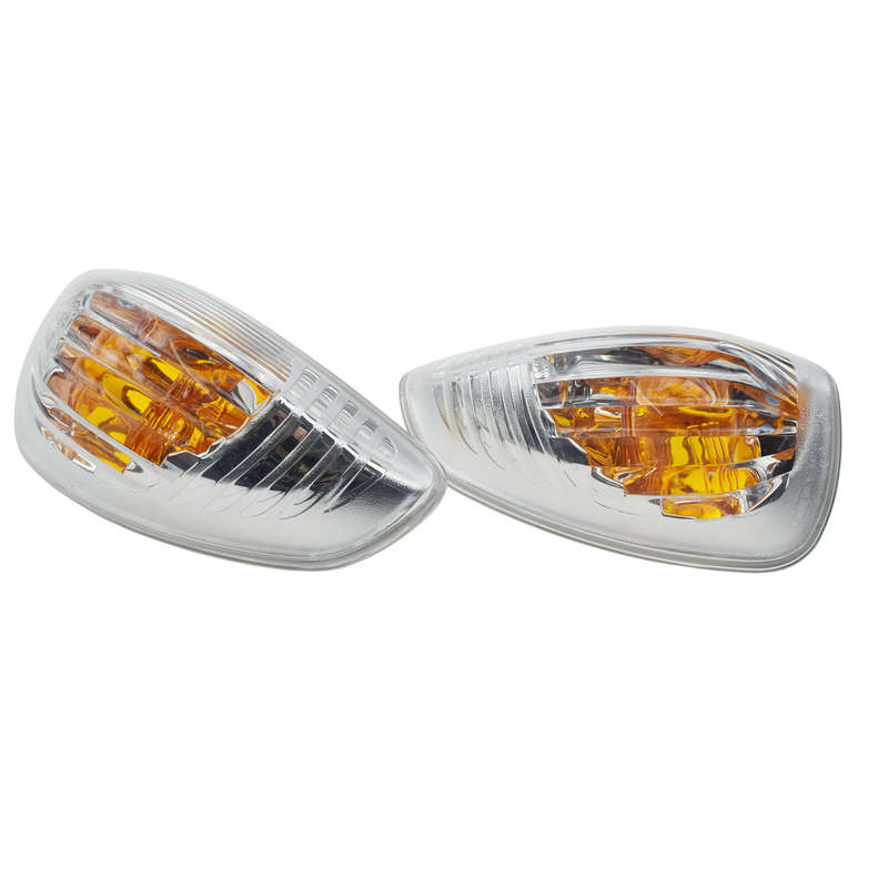 Pair Mirror Indicator Light Lens Left&Right For Nissan Vauxhall RENAULT Opel New