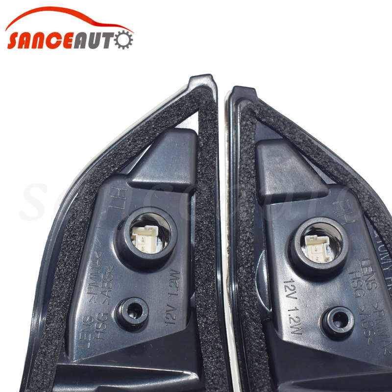 2PCS Outside Mirror Signal Lamp Front Left Right For KIA Sedona Carnival 10-14