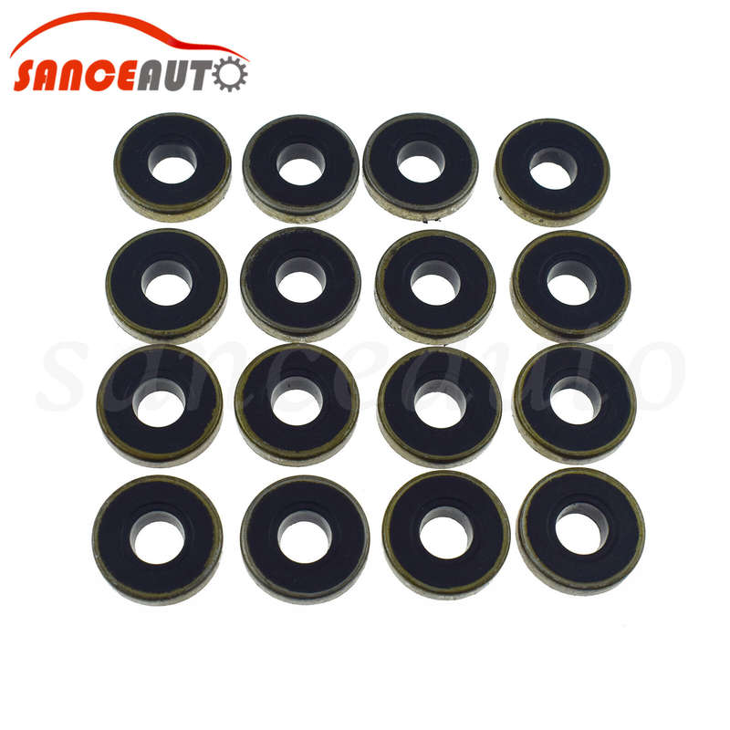 16PCS Engine Valve Cover Bolt O-Rings Grommets for Lexus GS400 LS430 22551028368