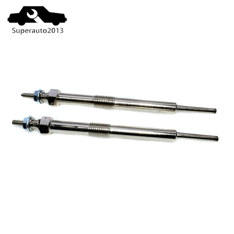 97364968 For Chevy GMC Powerstroke New Premium Dual Coil Diesel Glow Plug 2PCS