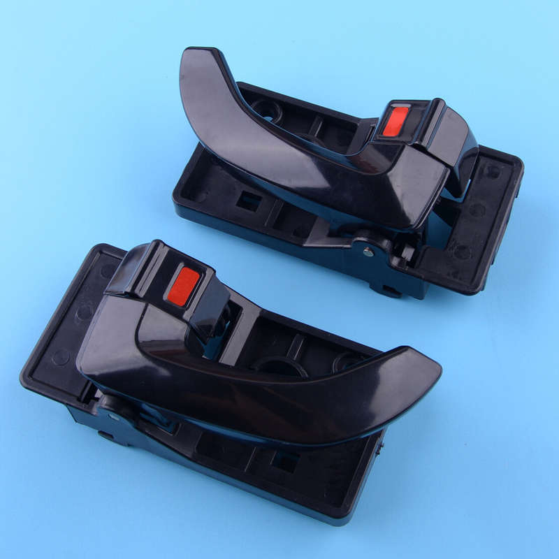 Left & Right Black Interior Door Handle Fit For Hyundai Tucson 2.0L 2.7L 2006-09