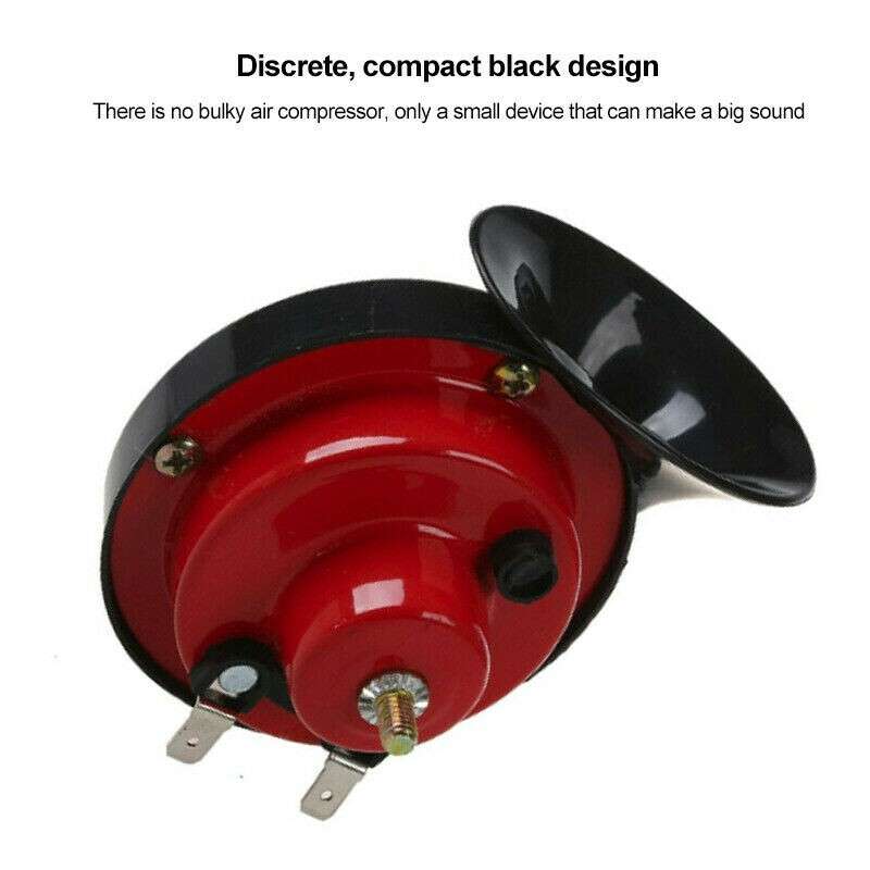 2Pcs 115DB 24V HIGH Sound Waterproof Air Horn Electric Snail Horn For Automobile
