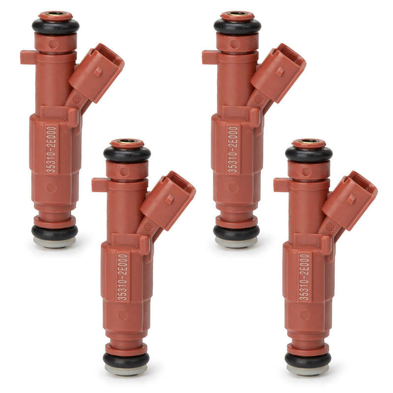 4Pcs For 2011-19 Elantra Veloster Forte Soul 1.8L 2.0L Fuel Injector 35310-2E000