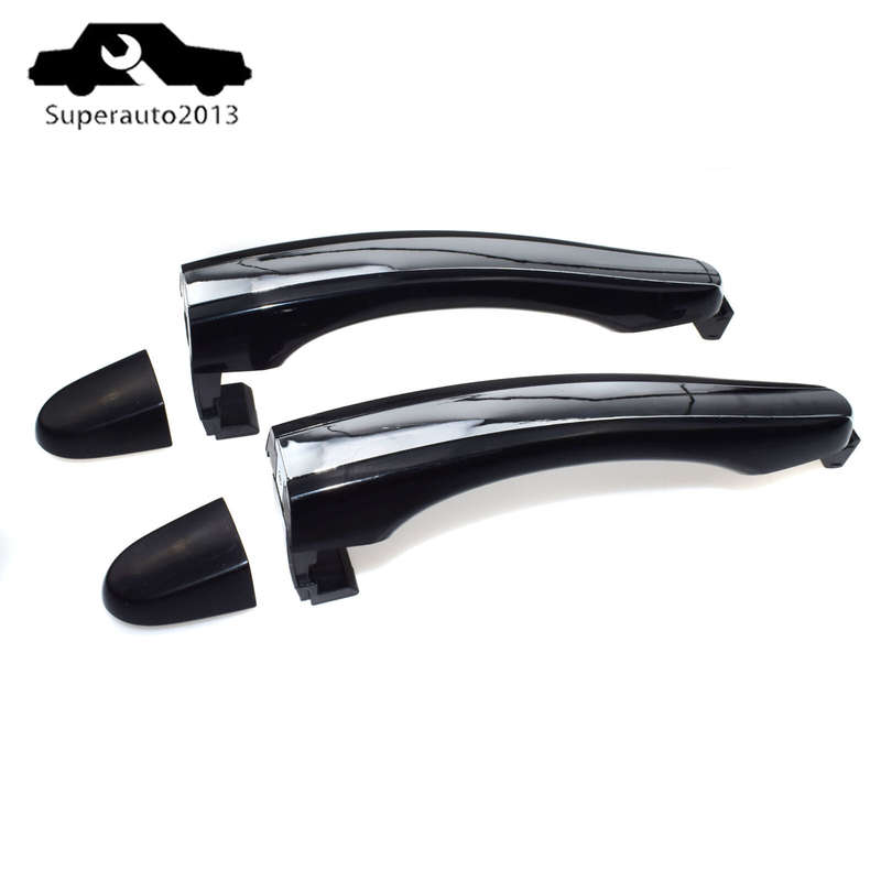 2X Outside Rear Left & Right Side Door Handle Chrome For Hyundai Azera 2006-2011