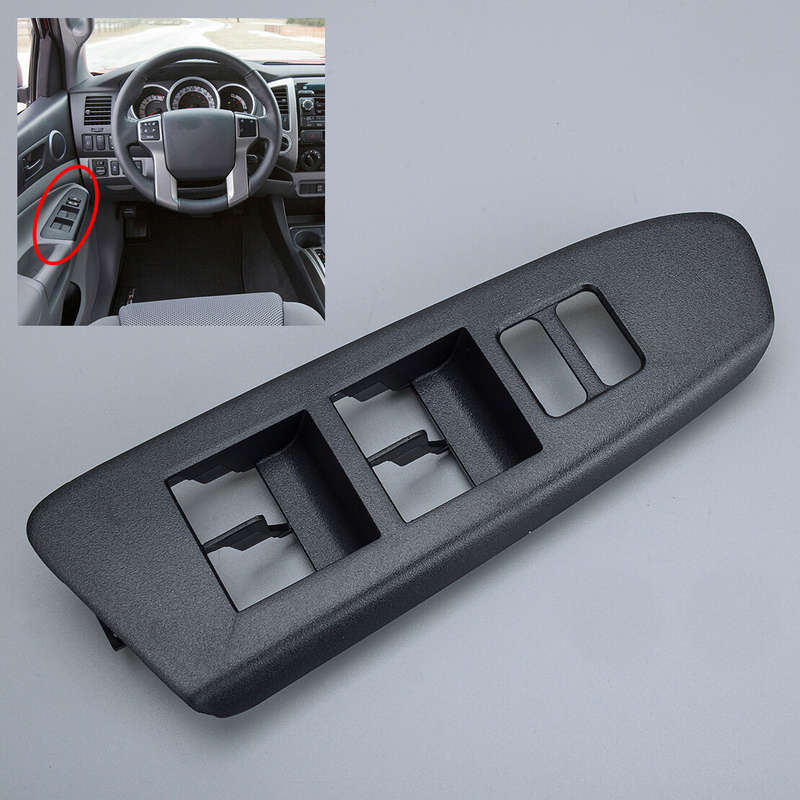 Front Left Window Switch Bezel Panel Cover Trim Fit for Toyota Tacoma 2012-2015