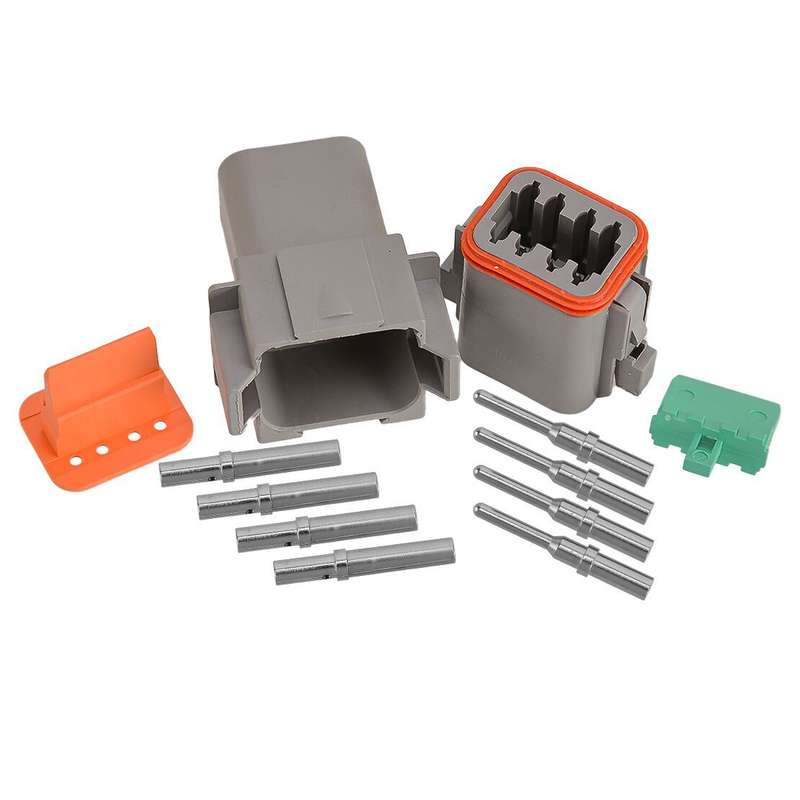 4 Set 8-Pin Automotive Electrical Connector Plug Kit Fit For Deutsch DT ASSY