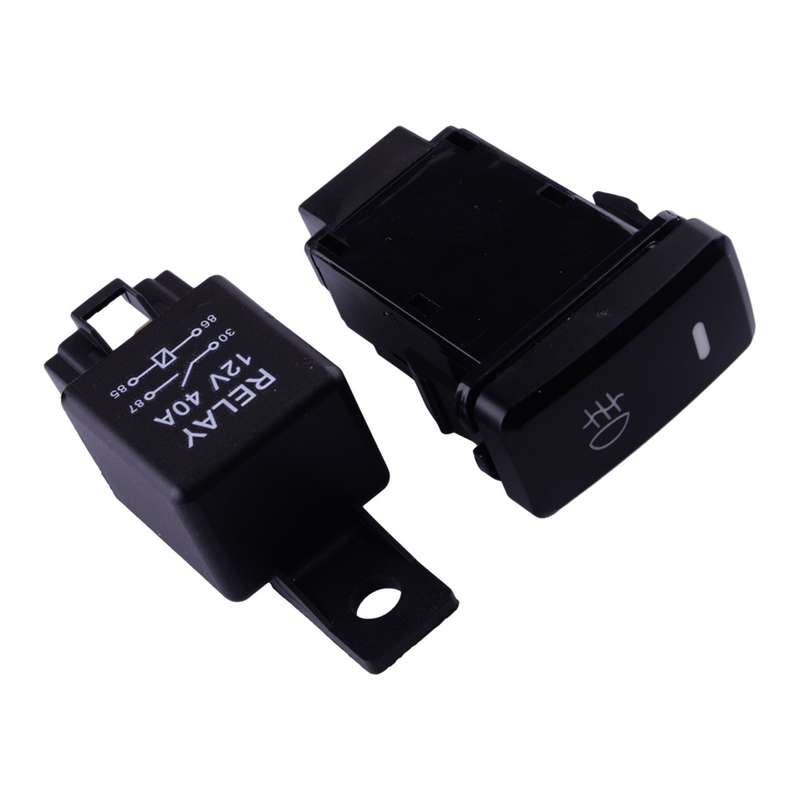 LED Fog Light Wiring Harness Switch Relay Kit Fits For Toyota 4Runner Tacoma