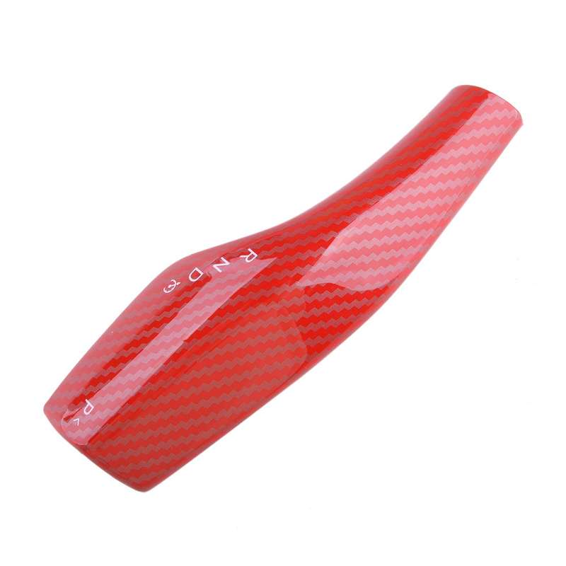 Red Carbon Fiber Style Steering Wheel Shift Paddle Cover fit for Tesla Model