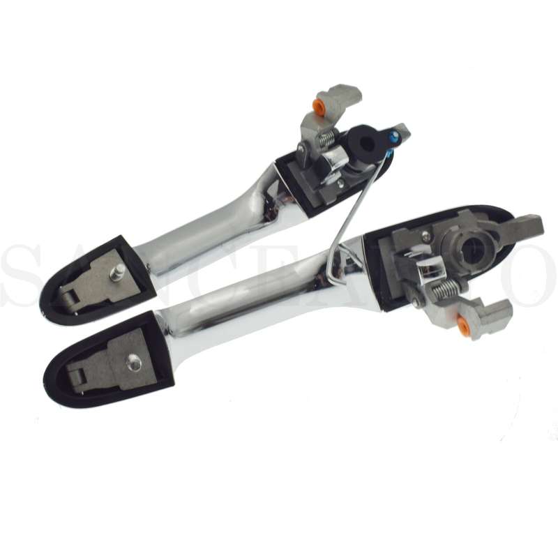 Left Right Chrome Outside Door Handle For Fiat 500 07-20 Alfa Romeo 147 00-10