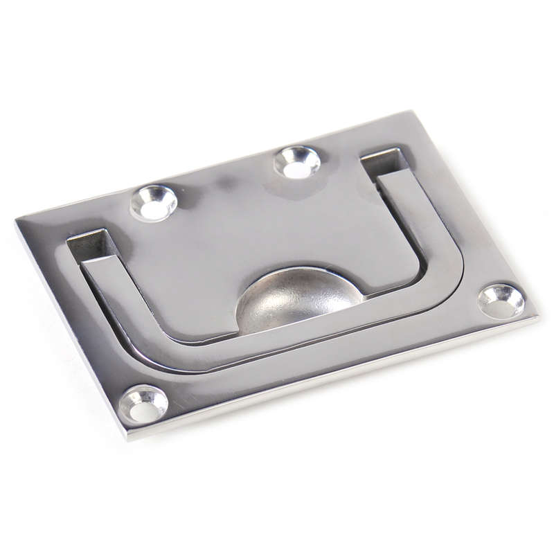 New Boat Marine Flush Hatch Locker Cabinet Lift Pull Handle Stainless Steel