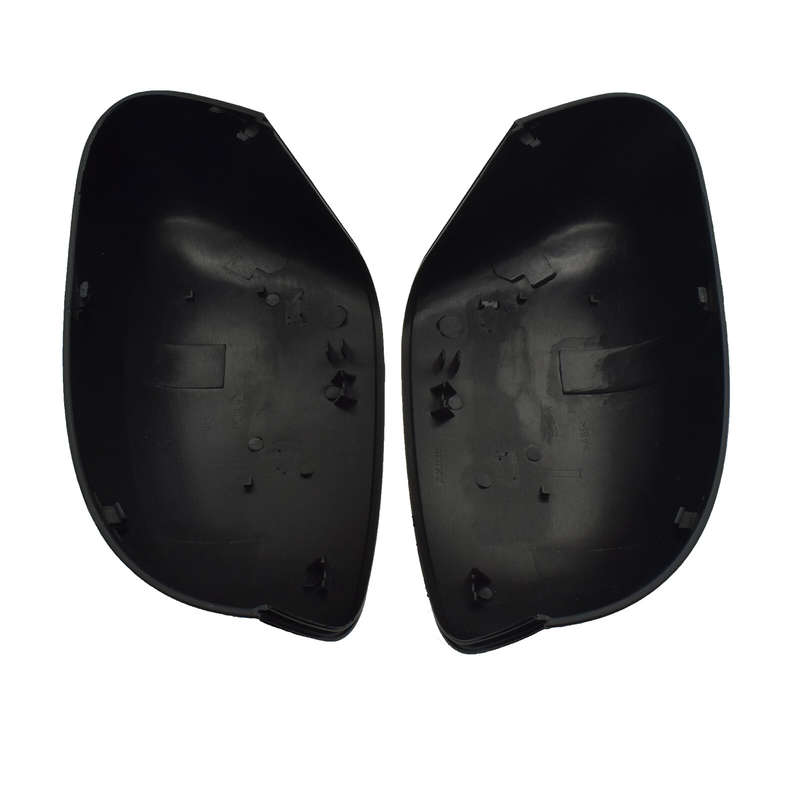 Gloss Black Left Right Rearview Mirror Cover For Ford Focus MK2 MK3 2008-2018