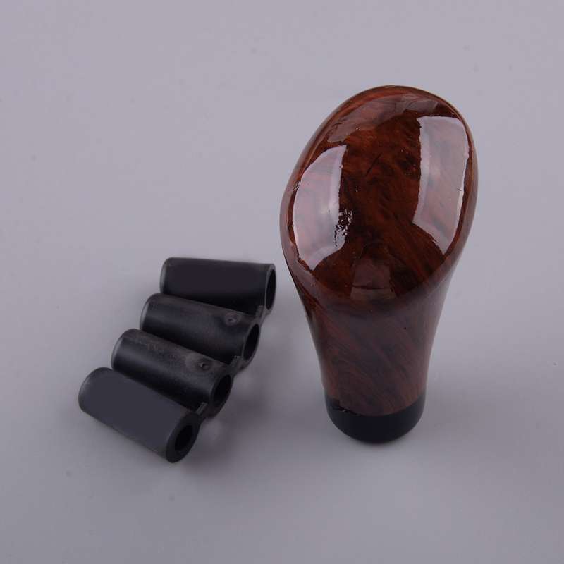 Universal Walnut Wood Grain Color Car Gear Head Manual Gear Shift Knob Durable