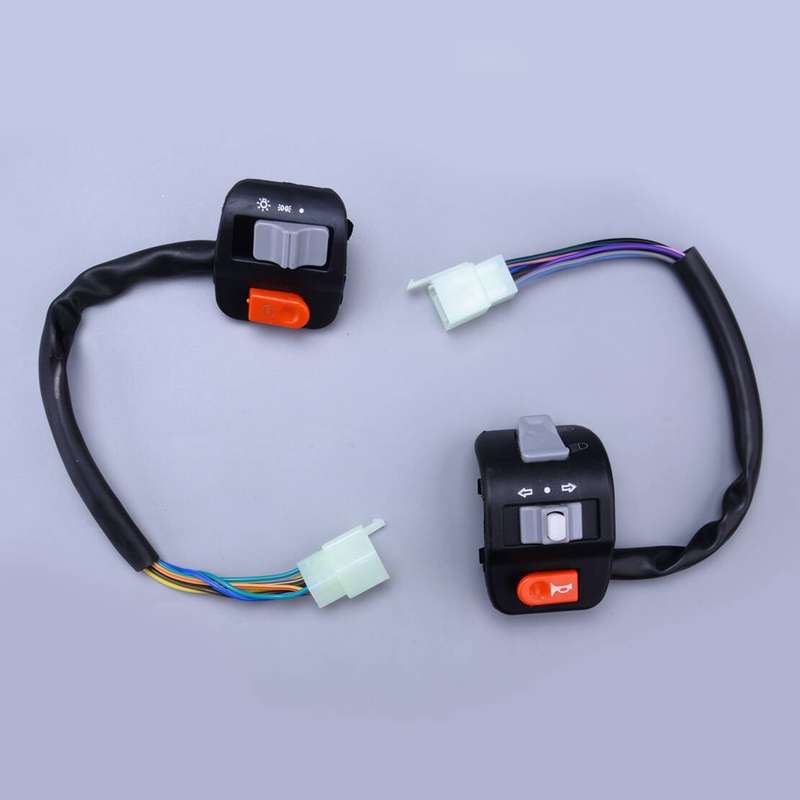 Motorcycle Handlebar Horn Turn Signal Indicator Headlight Controller Switch A3