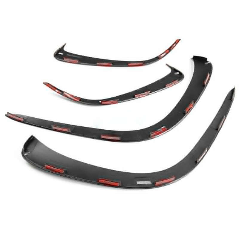 4pcs Front Rear Fog Light Eyebrow Cover Trim Fit for Mercedes Benz GLE W167 V167