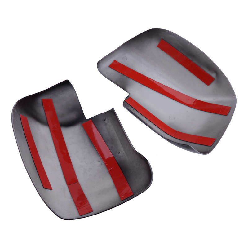Pair L+R Side Wing Mirror Cover Cap Fit For Land Rover Discovery Freelander 2