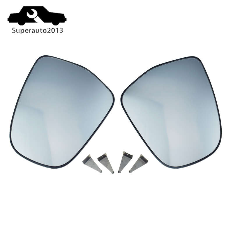 2X Left & Right Side Rearview Side Mirror Glass Heated For Suzuki Vitara S-cross