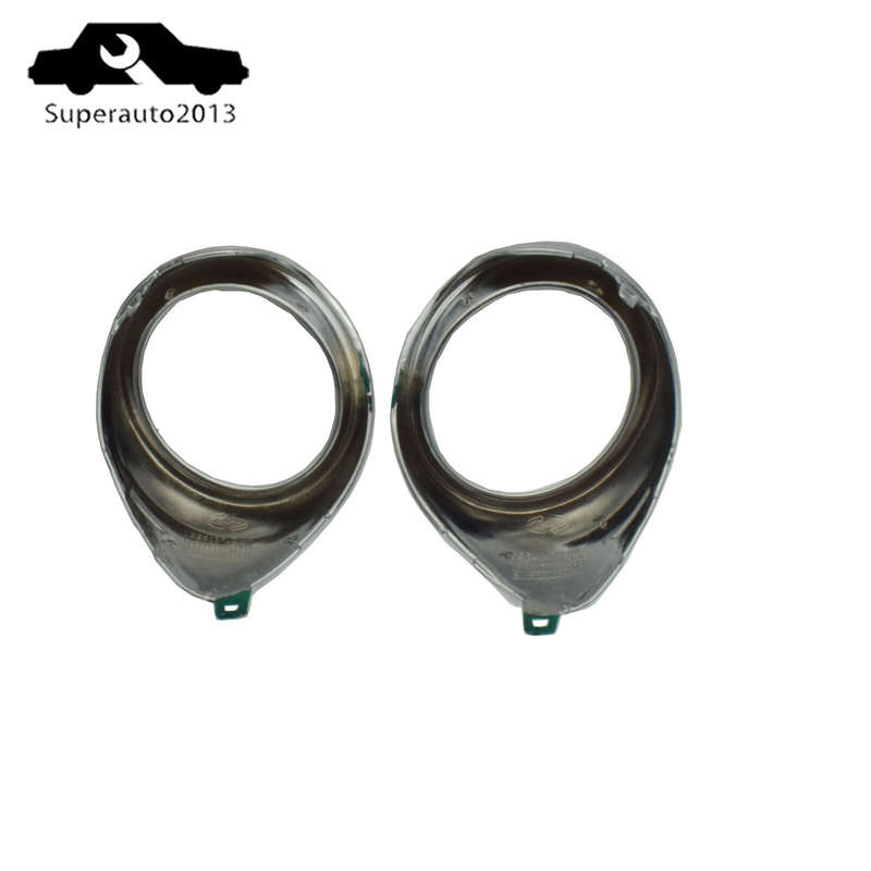 2X Front Left & Right Bumper Fog Light Lamp Trim For 2013-15 Lexus ES350 ES300h