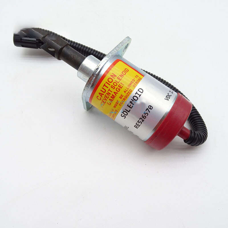 Stop Solenoid RE526570 for John Deere 315 317 320 325 328 332 CT315 CT322 CT332