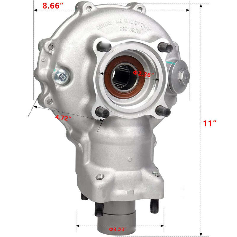 Complete Rear Gearcase Differential For Honda Foreman TRX500 Rubicon 05-14