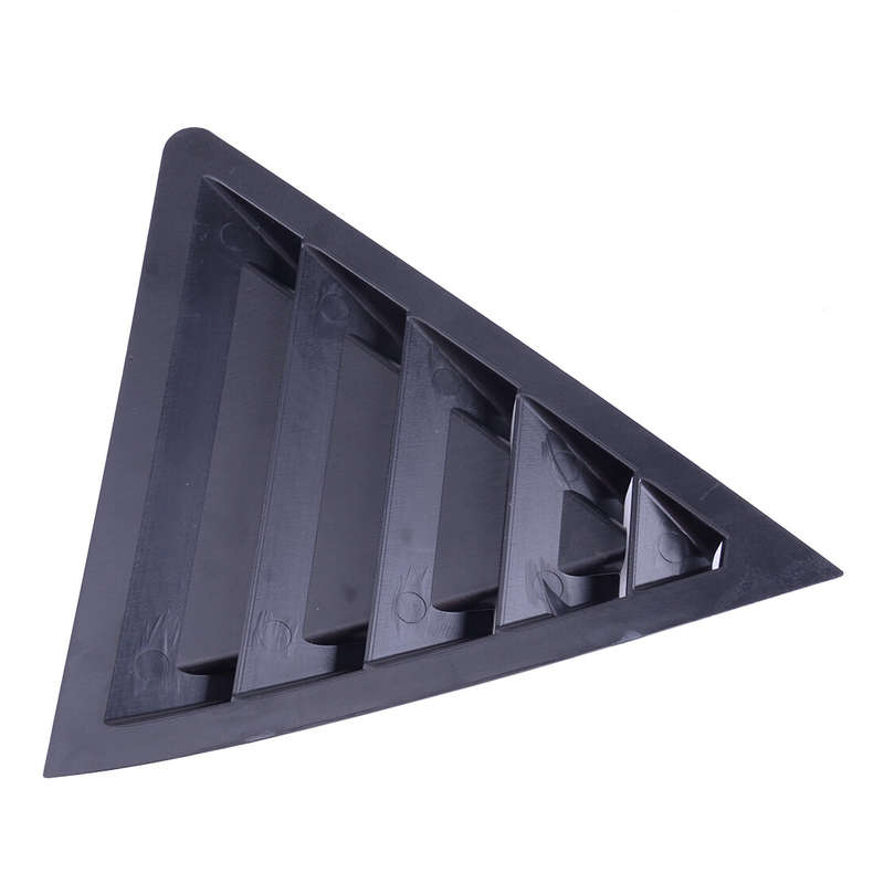FIT FOR Toyota Corolla 2014-2018 BLACK VENT 1/4 QUARTER SIDE WINDOW LOUVER COVER
