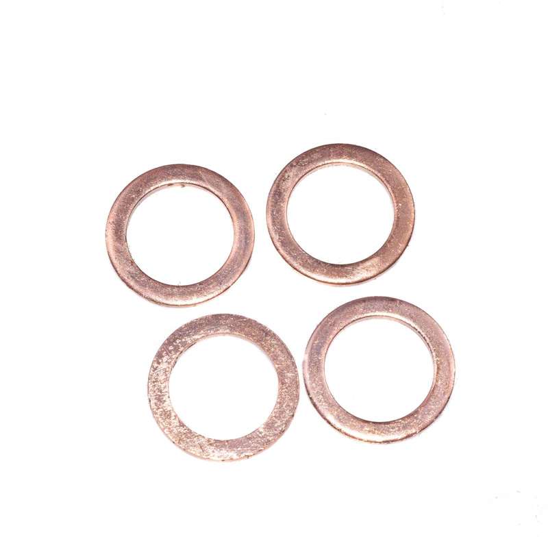 For BMW E46 330i Oil Supply Line Hose W/ 4 Seal Washers Rings 11 36 1 705 532