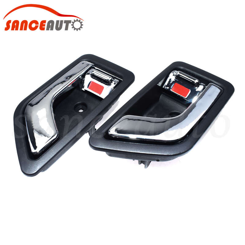 Inner Chrome Door Handle Left Right for Hyundai Getz/Click/TB 02-09 Dodge Brisa