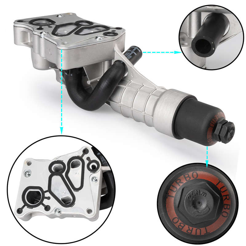 Engine Oil Filter Housing M271 for Mercedes-Ben W204 C250 R172 SLK250 1.8L 12-15